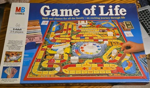 Game life vintage board - of,