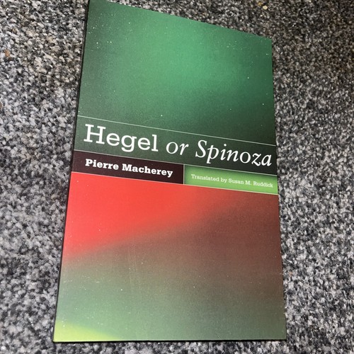 Hegel spinoza pierre - spinoza, by