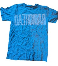 Radiohead T Shirt Official Waste Indie Rock Band Merch Tee Size Medium Blue