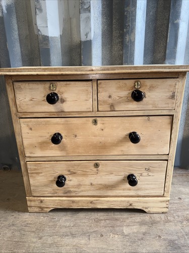 Victorian pitch pine - pine, chest