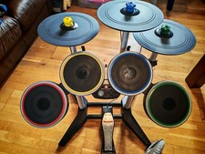 Rock Band 3 Wireless Drum Kit & Pro Cymbals Including Dongle & Sticks - Mad Catz