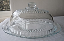 Vintage Large Glass 13" Cake