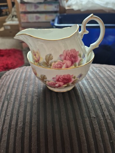 Vintage milk jug sugar bowl - milk,