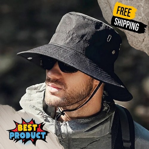 Mens sun hat wide brim - mens,