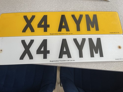 Private reg x4aym number plate - private,