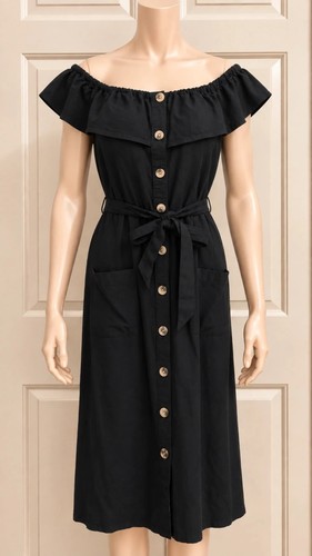 George black bardot off - black,