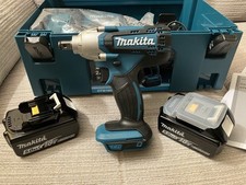 NEW MAKITA DTW190RTJ 18V LXT IMPACT WRENCH + 2 X 5A BATTS + CHARGER + SOCKET SET