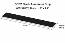 5052 Black Aluminum Strip