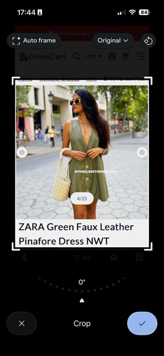Zara green faux - green, leather