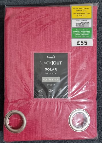 Dunelm solar blackout - dunelm, eyelet