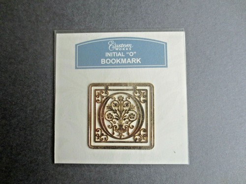 New bookmark letter gold - letter,