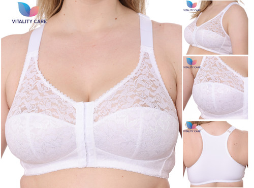 Front fastening bra cotton - bra,