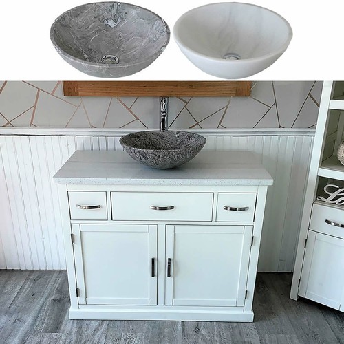 Bathroom vanity unit painted - vanity,