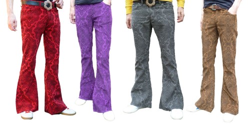Mens retro flares - mens, bell