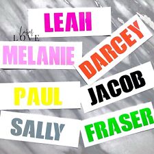 PERSONALISED VINYL NAME