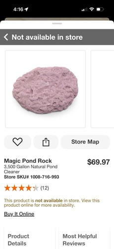 Magic pond rock 500 - magic, gallon