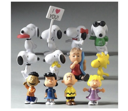12pcs peanuts charlie - peanuts, brown