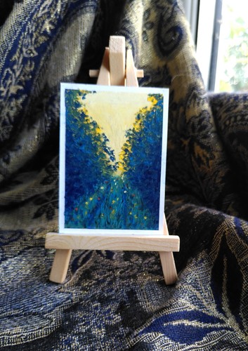 Aceo original forest edge - aceo, edge'