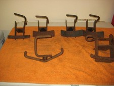 Jump cups pole holders metal. 6 off