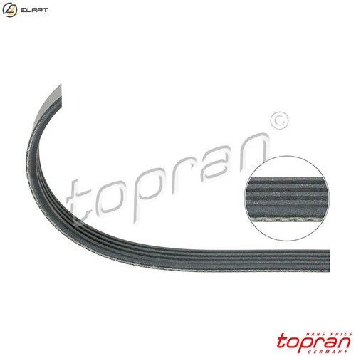 Vribbed belt 500 689 for - 689,