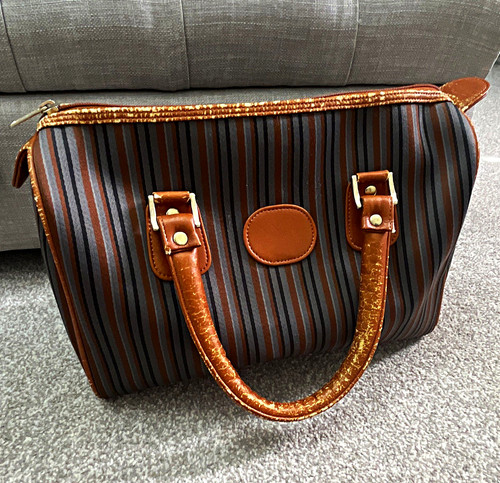 Women striped satchel - women’s,