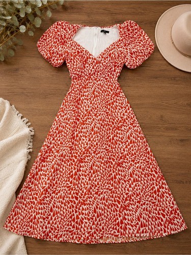 Lulus red white - red,