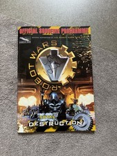 Robot Wars Extreme Destruction Tour Guidebook Signed