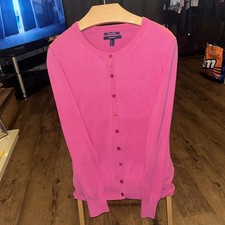 Women’s GANT  Premium Cotton, Pink Cardigan, Size Large Vgc