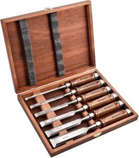 EZARC 6pc Wood Chisel Set for