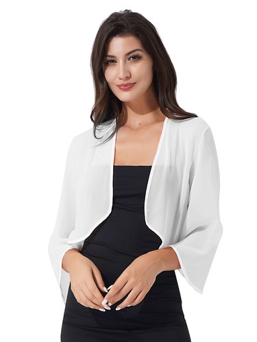 Womens 4sleeve chiffon - uk,
