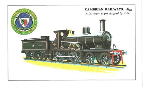 Cambrian railways 1893 - cambrian, :