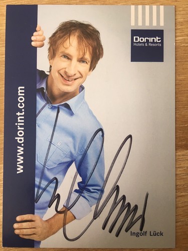 Hand signed postcard autograph