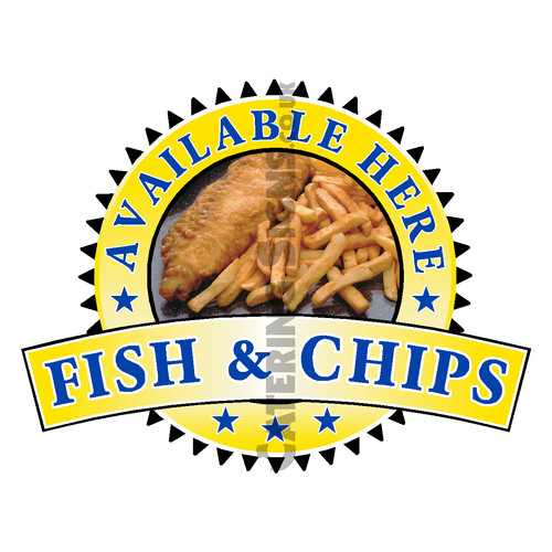 Fish chips sold here - fish,