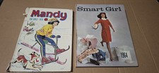 2x Vintage Girl Annuals Smart