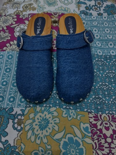 Women fashion clogs - women's, blue