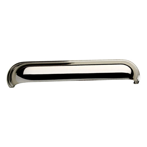 Chrome curved cup handle - curved,