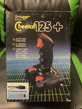 Cheetah 125+ Joystick Controller Boxed For Atari 2600, C64, Zx Spectrum, Amstrad