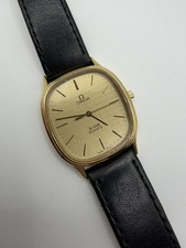 Men’s Omega De Ville Gold Plated Case- Quartz- Spares And Repairs