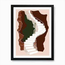 Stairway To Heaven 29 Art Print Framed Wall Art Poster Canvas Print Picture