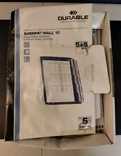 Durable Sherpa Wall 15 Display Panels Mount Kit Grey 5631 In Original Box Used