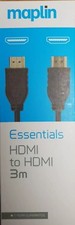 Maplin - 3 Meter Black HDMI to HDMI Cable - High Speed - New and unused