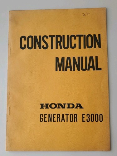 1967 vintage honda e3000 - vintage,