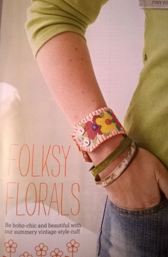 Folksy floral vintage style - vintage,
