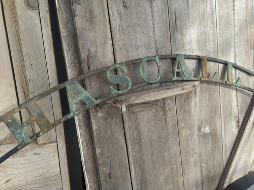 Antique vintage brass horse - vintage,