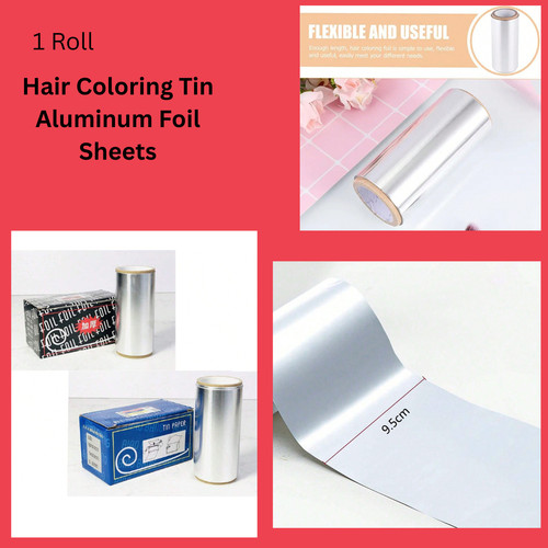 Roll hair coloring - hair, tin