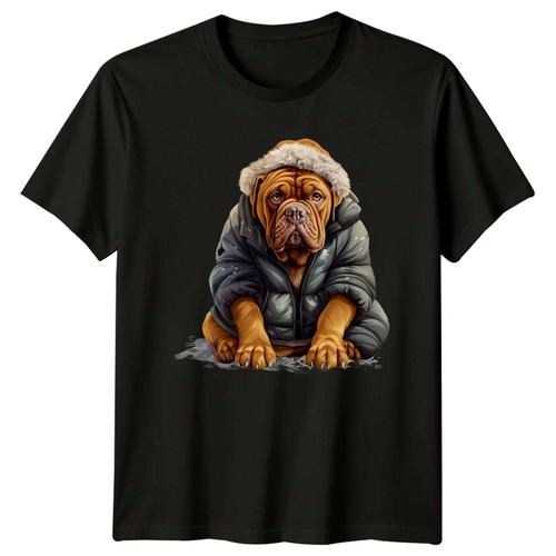Dogue bordeaux winter - dogue, de