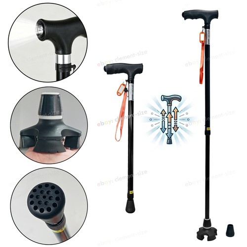 Telescopic led walking stick - walking,