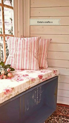 Seat pads shabby chic custom - seat,