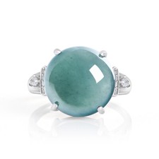 Blue Myanmar Jadeite Rings