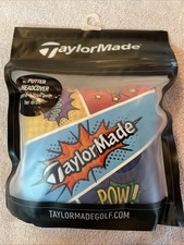 NEW TaylorMade Vault Smash Boom Pow Mallet Head Cover, Rare, Ships Today!